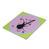 Gitarre Keramik Tile Fliese (Seite)