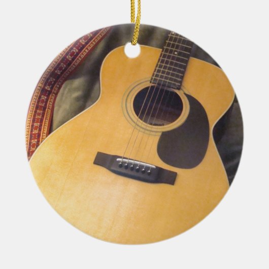 Gitarre Keramikornament (Vorne)