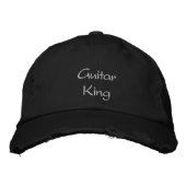 Gitarre King Custom bestickte Cap / Hat Bestickte Kappe (Vorderseite)