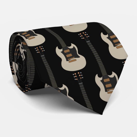 Gitarre Krawatte (Gerollt)