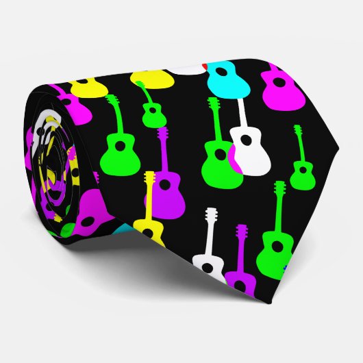 Gitarre-Krawatte Krawatte (Gerollt)