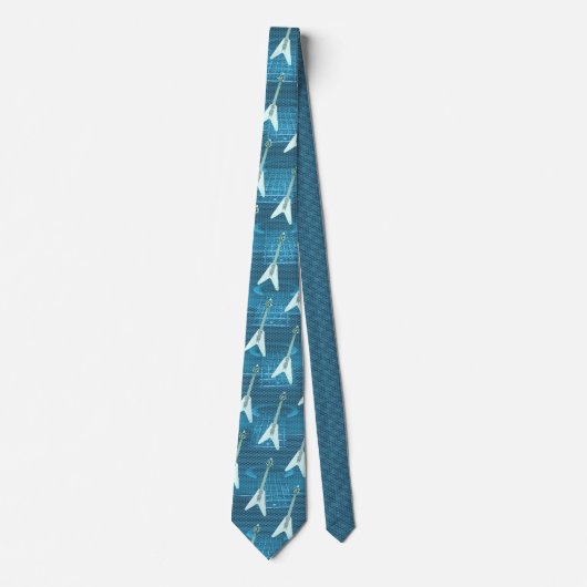 Gitarre-Krawatte Krawatte (Vorderseite)