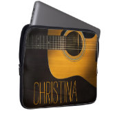 Gitarre Laptop Sleeve (Vorne Rechts)