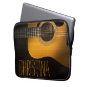 Gitarre Laptop Sleeve (Vorderseite Links)
