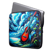 Gitarre Laptopschutzhülle (Vorderseite Links)