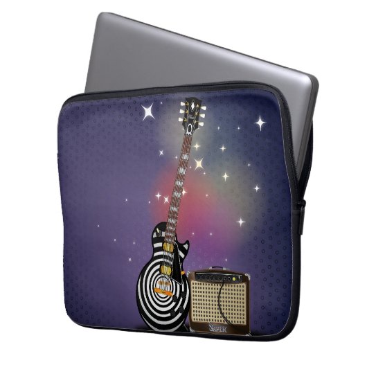 Gitarre Laptopschutzhülle (Vorderseite Links)