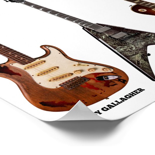 Gitarre Legends Poster (Ecke)