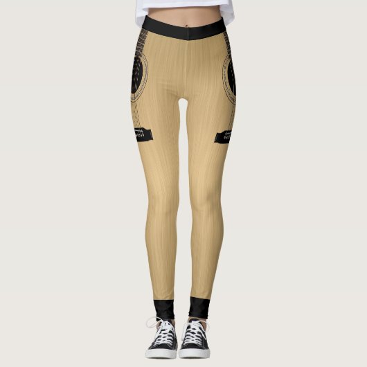 Gitarre Leggings (Vorderseite)