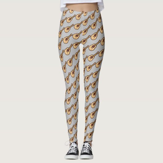 Gitarre Leggings (Vorderseite)