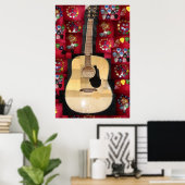 Gitarre-Liebe Poster (Heimbüro)