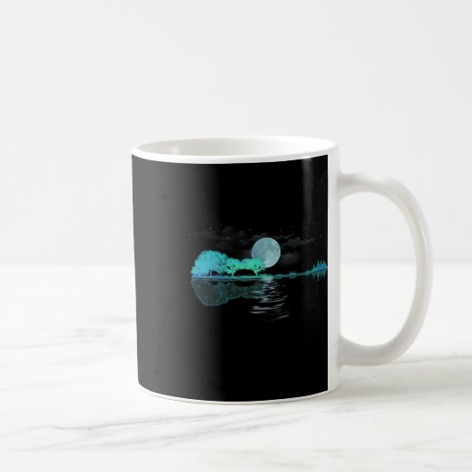 Gitarre Liebe Reflections Kaffeetasse (Rechts)