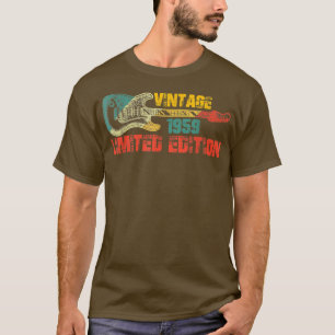 Gitarre Lover 63 Jahre alt Vintag 1959 Limited Edi T-Shirt