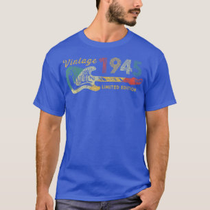 Gitarre Lover 77 Jahre Alte Geschenke Vintag 1945 T-Shirt