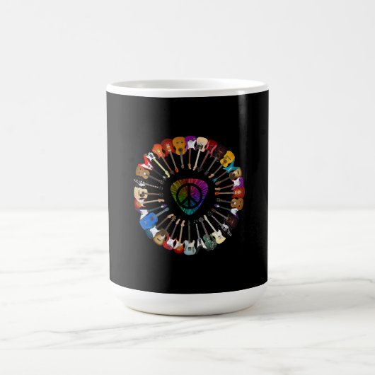 Gitarre Lover| Gitarrenvielfalt Kaffeetasse (Mittel)