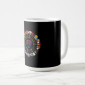 Gitarre Lover| Gitarrenvielfalt Kaffeetasse (VorderseiteRechts)
