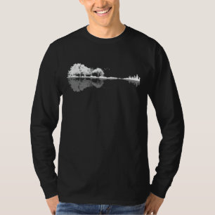 Gitarre Lover  Guitar Lake Shadow Geschenk T-Shirt