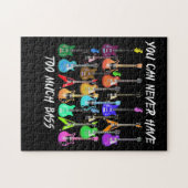 Gitarre Lover| Man darf nie Bass brauchen Puzzle (Horizontal)