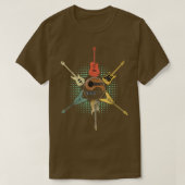 Gitarre Lover Retro Style Geschenk für Gitarrist T-Shirt (Design vorne)