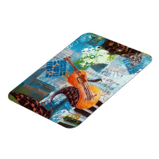 Gitarre Magnet (Linke Seite)