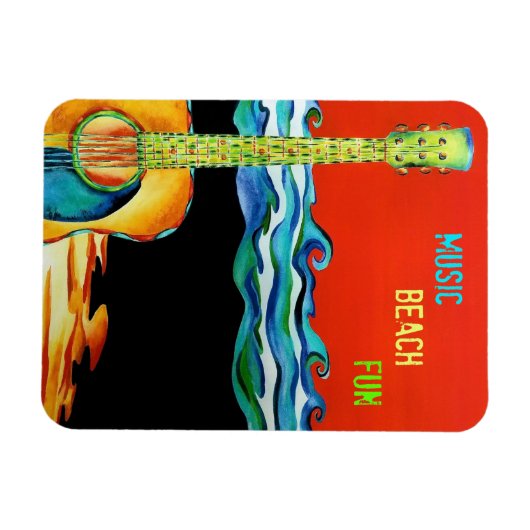 Gitarre Magnet (Horizontal)