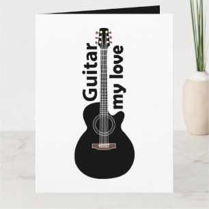 Gitarre Meine Liebe Gitarre Karte