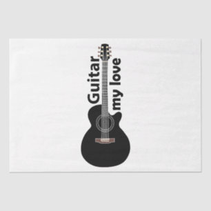 Gitarre Meine Liebe Gitarre Seidenpapier