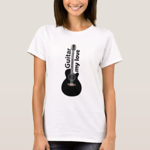 Gitarre Meine Liebe Gitarre T-Shirt