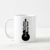 Gitarre meiner Liebe Gitarre Kaffeetasse (Links)