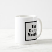 Gitarre Meister Gray Black Music Instrument Kaffeetasse (VorderseiteRechts)