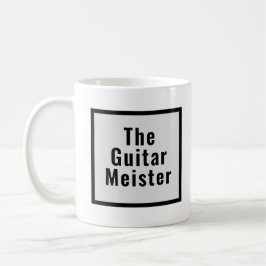 Gitarre Meister Gray Black Music Instrument Kaffeetasse