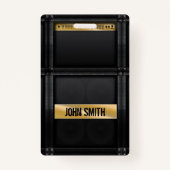 Gitarre mit individuelle Name Ausweis (Rückseite)