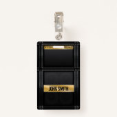 Gitarre mit individuelle Name Ausweis (Rückseite mit Klammer)