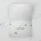 Gitarre mit Wildblumen Karte (Innenseite)