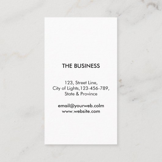 Gitarre Music Player Artist DJ Geometric Black Visitenkarte (Rückseite)