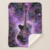 Gitarre Music Sherpa Blanket Sherpadecke (Vorderseite)