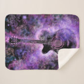 Gitarre Music Sherpa Blanket Sherpadecke (Vorderseite (Horizontal))