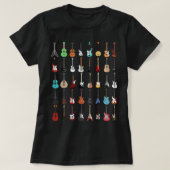 Gitarre Musical Instrumente T-Shirt (Design vorne)