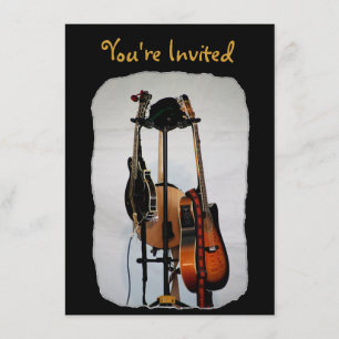 Gitarre Musikinstrumente Einladungen
