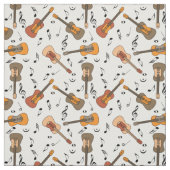 Gitarre-Musiknoten Stoff (Muster)