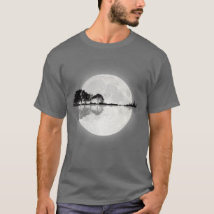 Gitarre Nature Moon Gitarrist Akustikgitarre Moonl T-Shirt