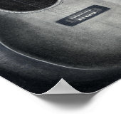 Gitarre & Notenposter Art Poster (Ecke)