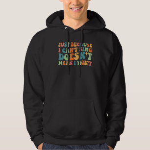 Gitarre Nur weil ich nicht singen kann, heißt das Hoodie