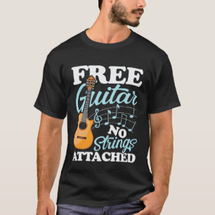 Gitarre ohne Saiten für einen Gitarristen T-Shirt