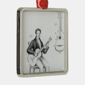 Gitarre Ornament Aus Metall (Rechts)