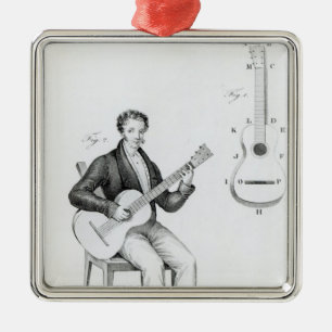 Gitarre Ornament Aus Metall