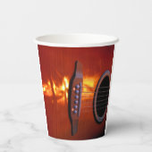 Gitarre Pappbecher (Rückseite)
