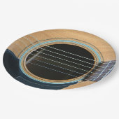 GITARRE PAPPTELLER (Schrägansicht)