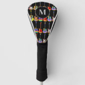 Gitarre Personalisiert Golf Headcover (Vorderseite)