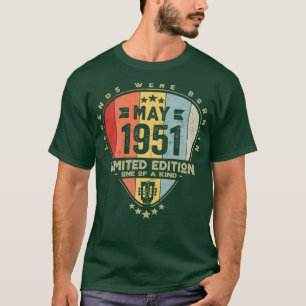 Gitarre PickLegends waren im Mai 1951 Geboren T-Shirt