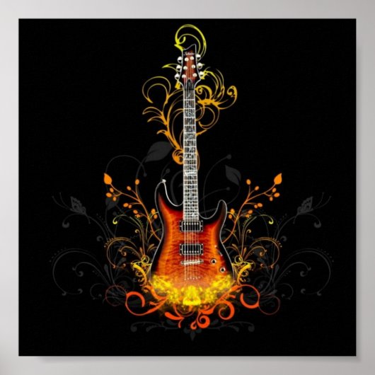 Gitarre Poster (Vorne)